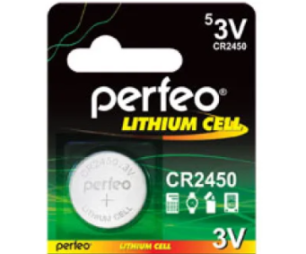 Эл.питания Perfeo CR2450/1BL Lithium