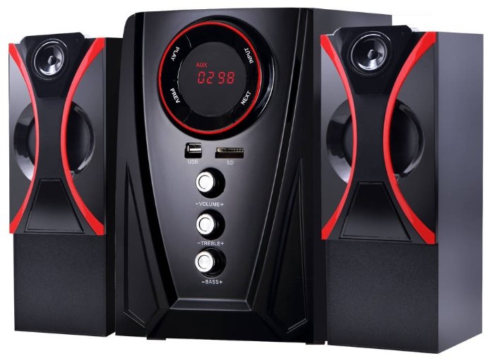 Компьютерная акустика 2.1 Ginzzu GM-407