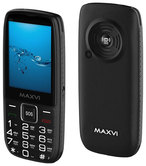 Мобильный телефон MAXVI B32 Black