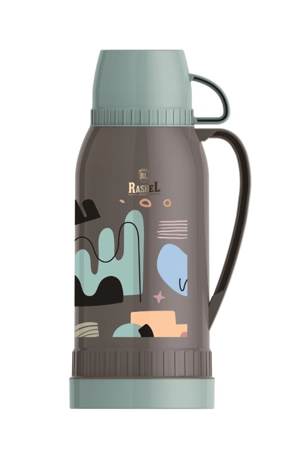 Термос Rashel 1800 мл R-39/180 серый/голубой