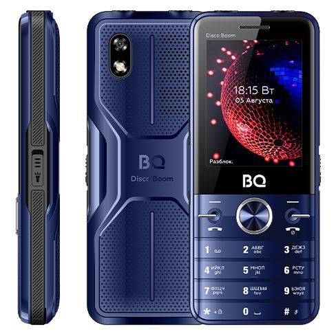 Мобильный телефон BQ 2842 Disco Boom Blue+Black