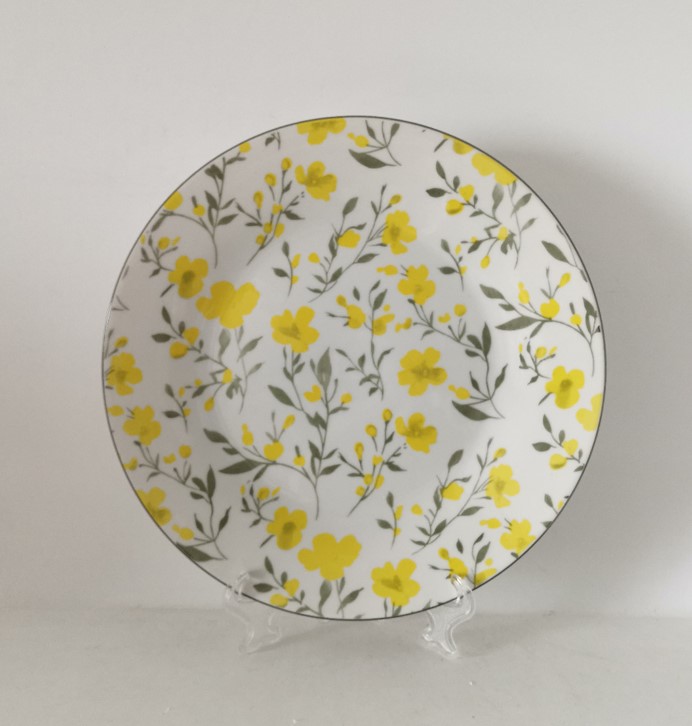 Тарелка Коралл Лютики 20 см ZX2501-8FP 125040