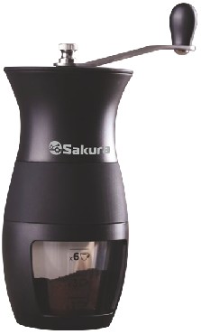 Кофемолка SAKURA SA-6159BK механическая.