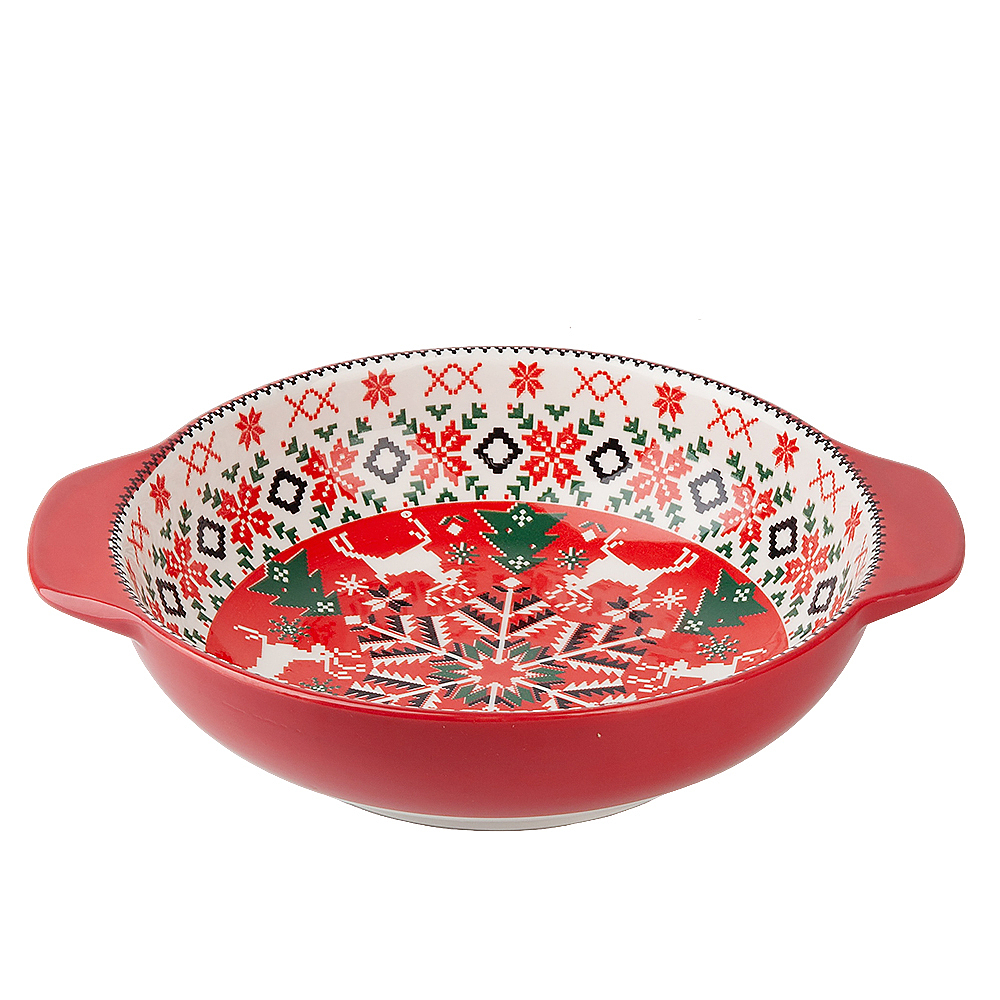 Салатник Nouvelle Home Север 25х20,5 см красный 0860515