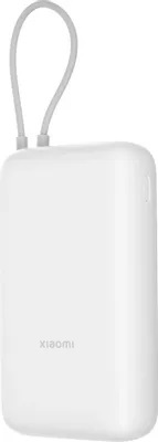 АКБ Xiaomi Power Bank 20000mAh (Integrated Cable) GL Light Gray