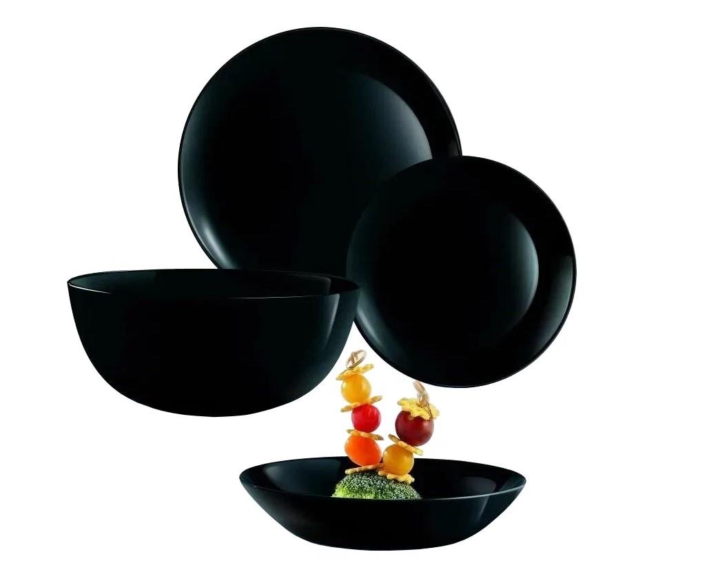 Сервиз столовый Luminarc Diwali Black 19 пр. P1622