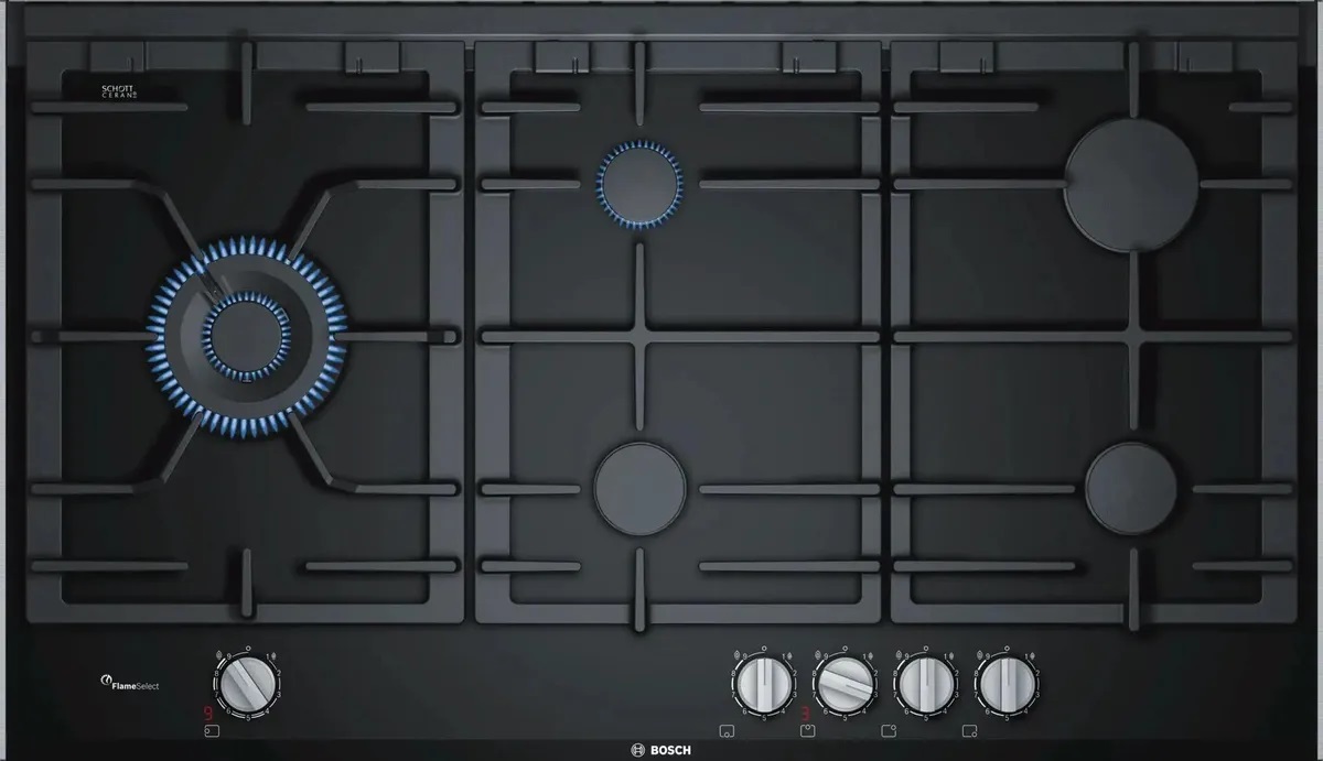 Газовая варочная поверхность Bosch PRS9A6D70M