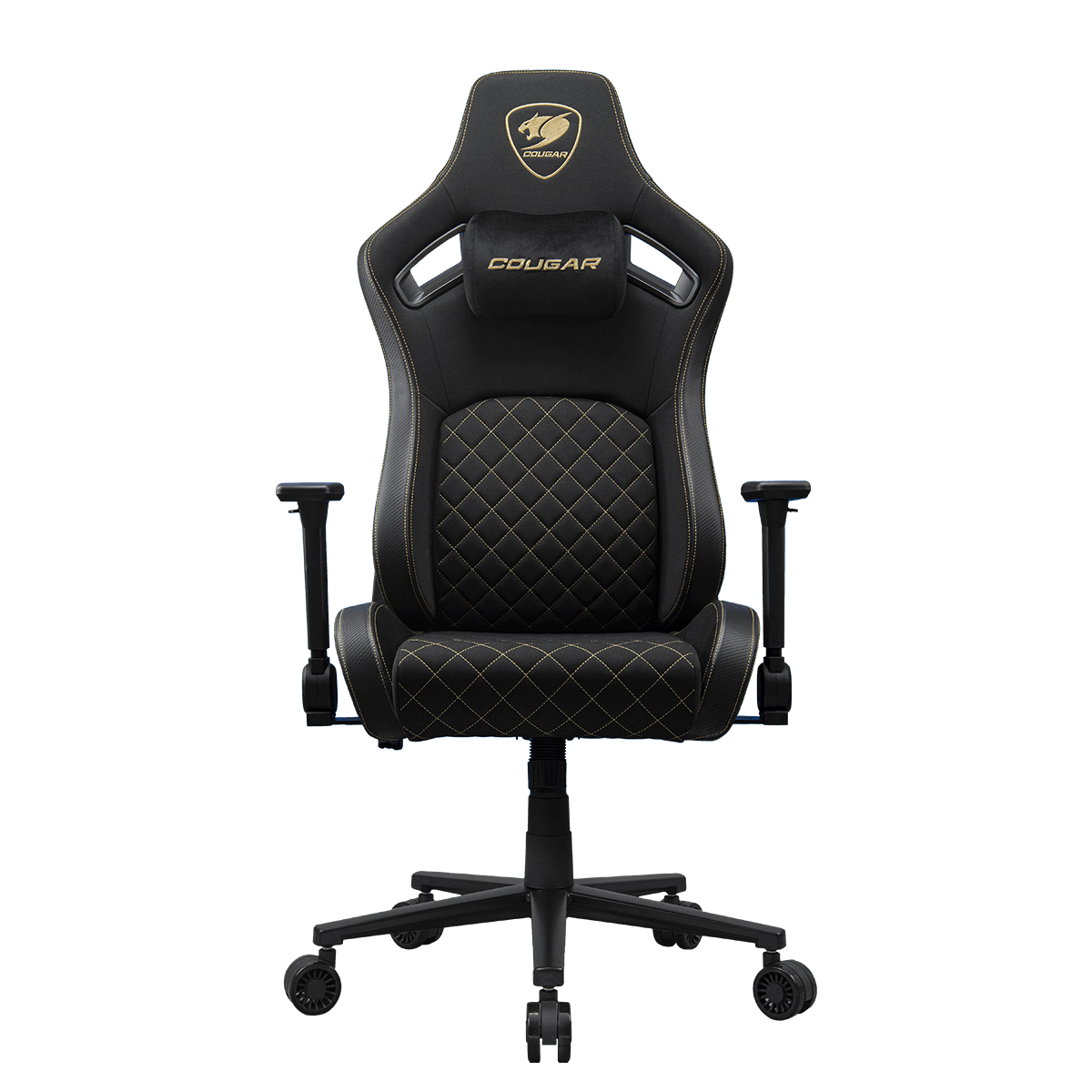 Игровое кресло Cougar Defensor F Black+Gold