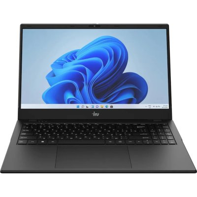 Ноутбук IRU Planio 15ING Celeron N4500 8Gb SSD256Gb Intel UHD Graphics 15.6" IPS FHD (1920x1080) Windows 11 Pro 64 black WiFi BT Cam 6000mAh (2140835)