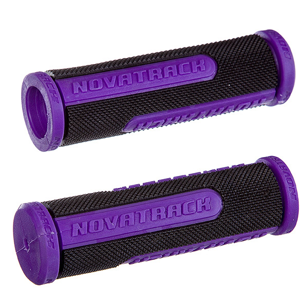 Грипсы Novatrack PT266C (110мм) черно-фиолетовый