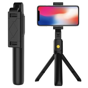 Монопод-трипод bluetooth для селфи Krutoff KSST-01 (Black)