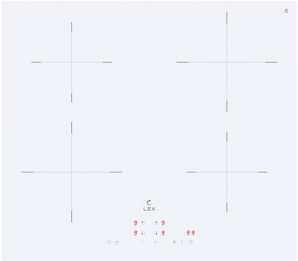 Индукционная варочная поверхность LEX EVI 640A WH
