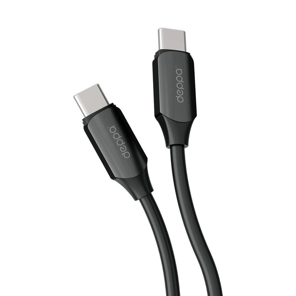 USB кабель Deppa Silk USB-С - USB-С 60Вт (1.2м) 72536