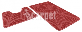 Комплект ковриков Shahintex АКТИВ icarpet 50*80+50*40 001 ягодный 73