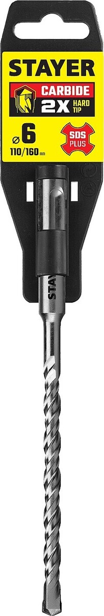 Бур по бетону STAYER Professional 6 х 160 мм, SDS PLUS