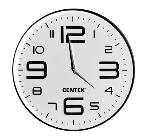 Настенные часы CENTEK CT-7100 белые
