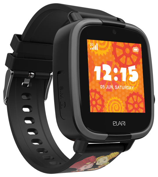 Умные часы детские Elari FixiTime Fun Black
