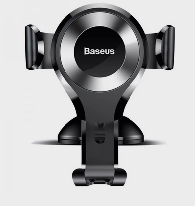 Держатель в автомобиль Baseus Osculum Type Gravit Black/Silver