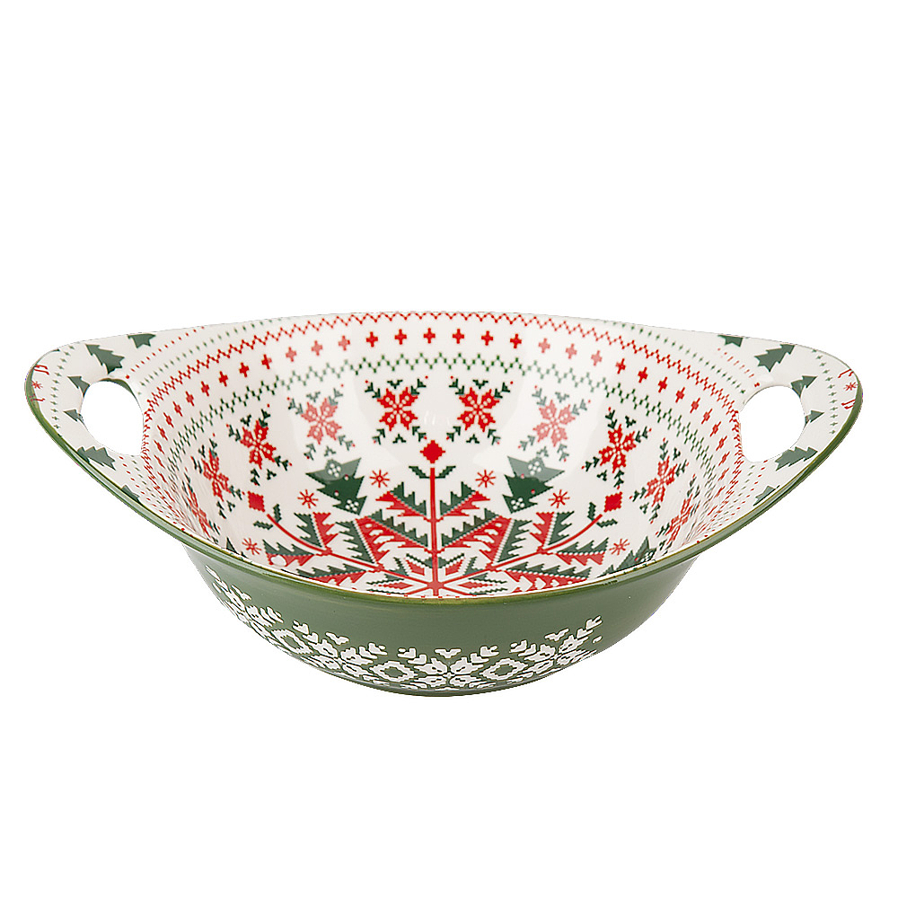 Салатник Nouvelle Home Север 22,5х15х6,5 см зеленый 0860680