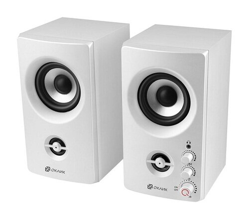 Компьютерная акустика 2.0 Oklick OK-164 White