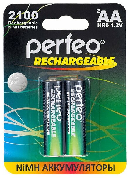 Аккумулятор Perfeo AA2100mAh/2BL