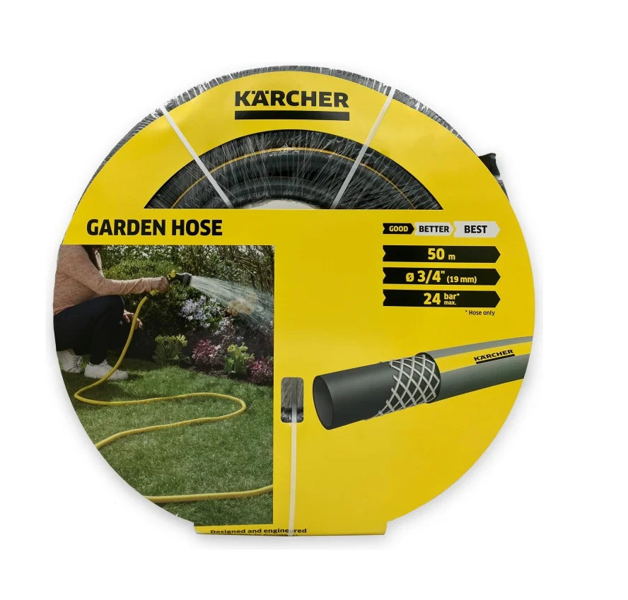 Шланг поливочный KARCHER 3/4" 50 м (24 бар)
