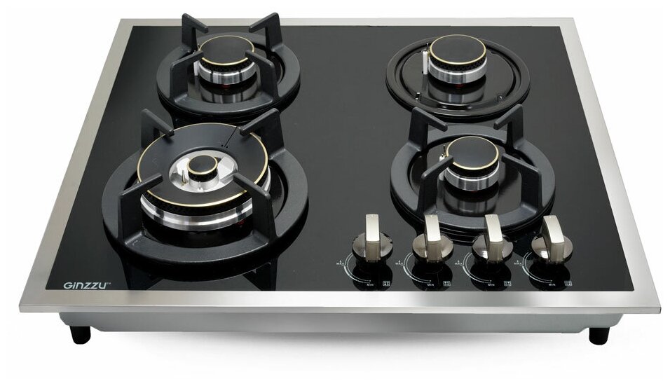 Газовая варочная поверхность Ginzzu HCG-447 черный