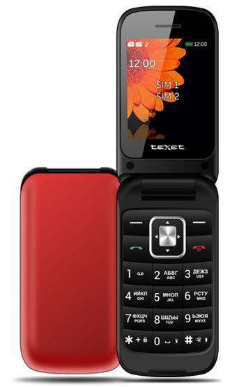 Мобильный телефон teXet TM-422 Гранатовый