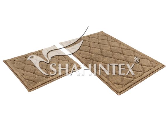 Набор хлопковых ковриков Shahintex Bamboo Lux 50х80+50х40 шоколадный 37 893420
