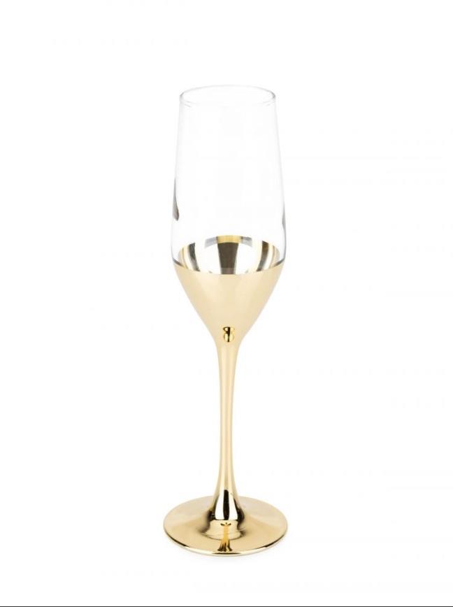 Набор бокалов для шампанского Luminarc Электрическое золото 160мл/4шт P9301/0