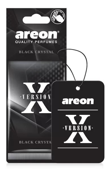 Ароматизатор для а/м Areon X-VERSION BLACK - black Crystal /Черный кристал
