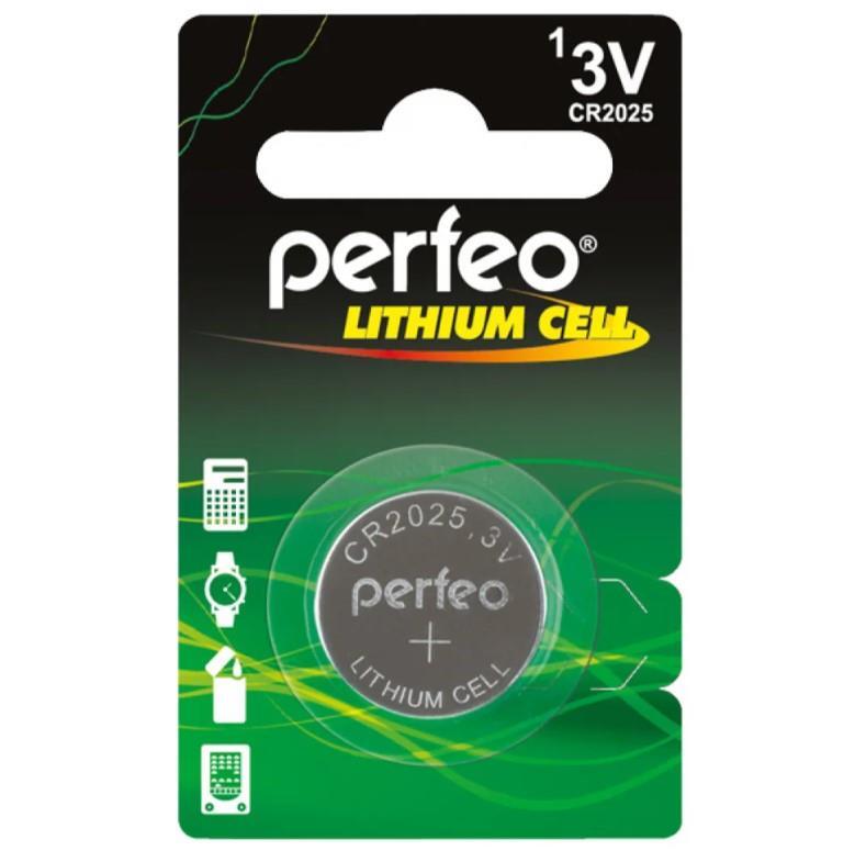 Эл.питания Perfeo CR2025/1BL Lithium