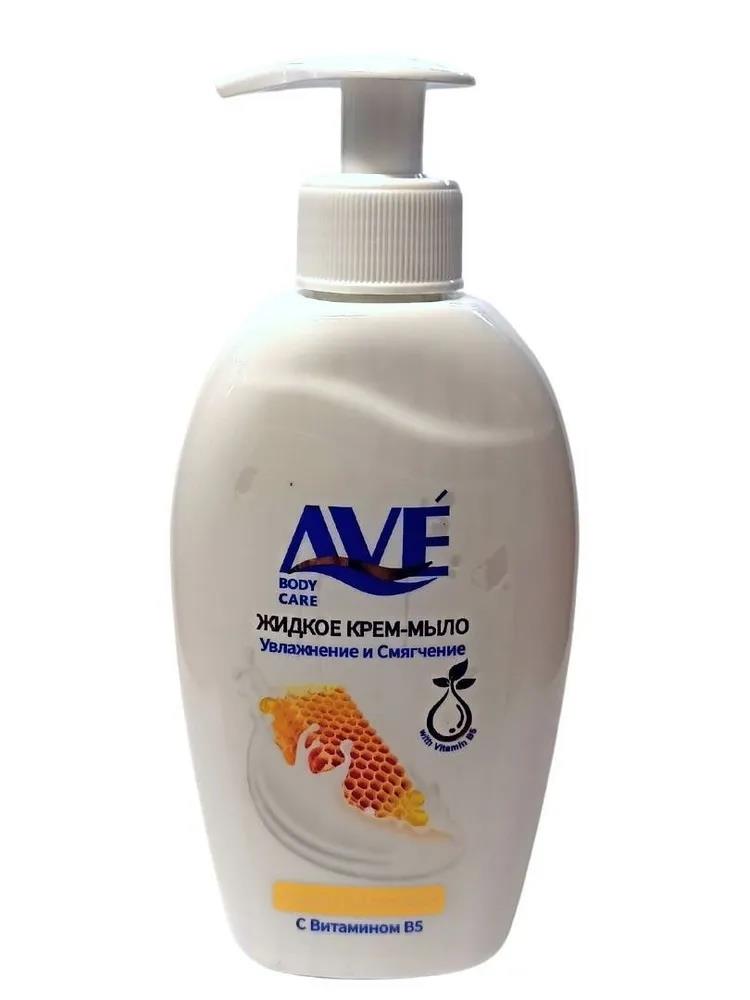 Жидкое крем-мыло AVE Мед и Молоко 300 мл.
