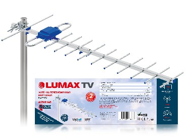 Антенна Lumax DA2215A антенна эфирная, активная