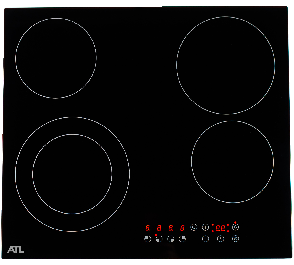 Электрическая варочная поверхность ATLAN 3 KRC 641 ODC BK