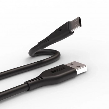 USB кабель micro WIIIX CB-107-MU (1м) Черный