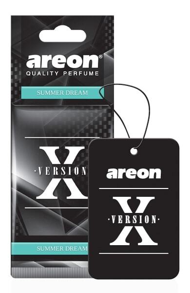 Ароматизатор для а/м Areon X-VERSION BLACK - Summer Dreams/Чёрный - Летняя мечта (Саммер дрим)