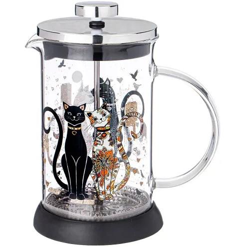 Френч-пресс Agness Парижские коты 894-157