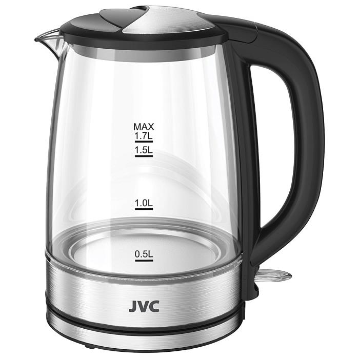 Чайник JVC JK-KE1806 Черный-Нержавейка