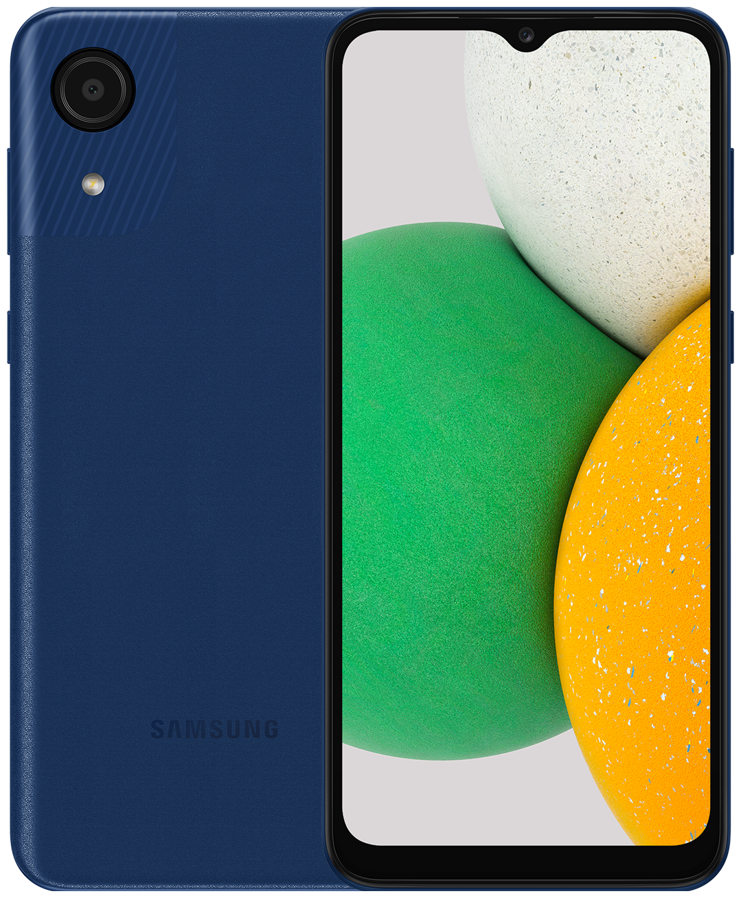 Смартфон Samsung Galaxy A03 3/32Gb Blue SM-A035F/DS