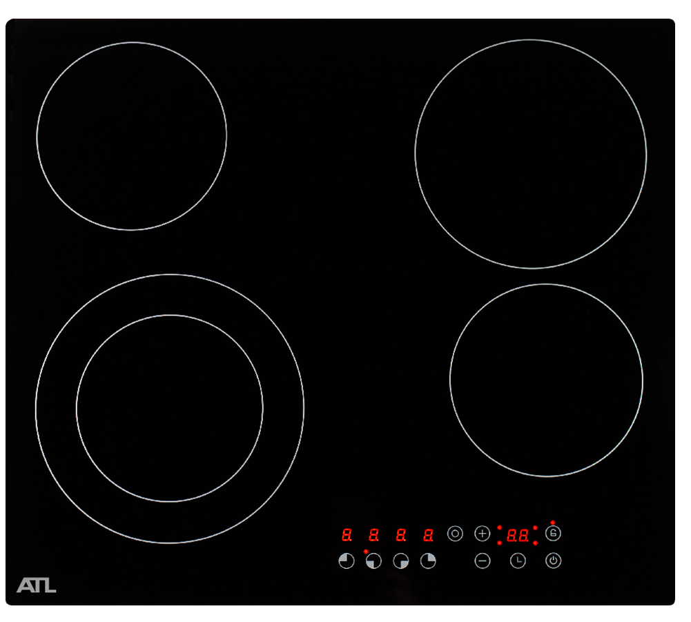 Электрическая варочная поверхность ATL 3 KRC 641 ODC BK