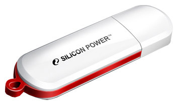 USB накопитель 16GB Silicon power LuxMini 320 White