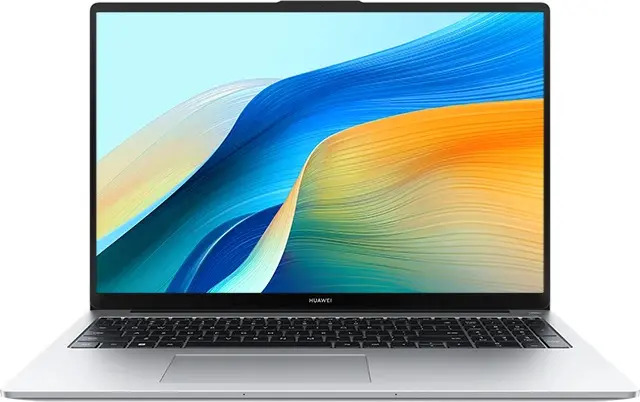 Ноутбук Huawei MateBook D16 Core i5 13420H/16Gb/512Gb SSD/UHD 48EUs/16" IPS FHD (DOS) Mystic Silver (53014QLA)