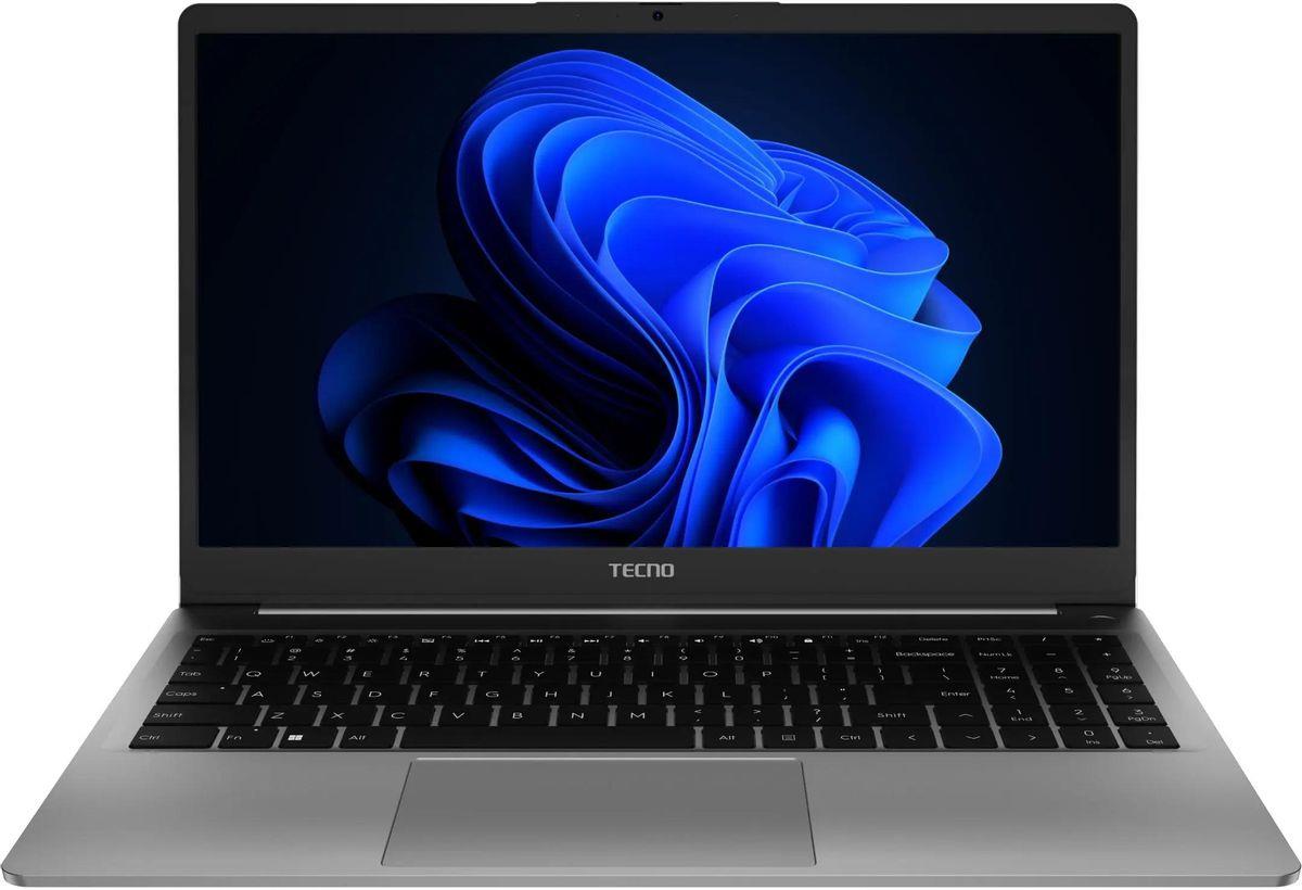 Ноутбук TECNO MegaBook K15SRA Core i5 13420H/16Gb/512Gb SSD/UHD/15.6" FHD IPS (Win11) Grey