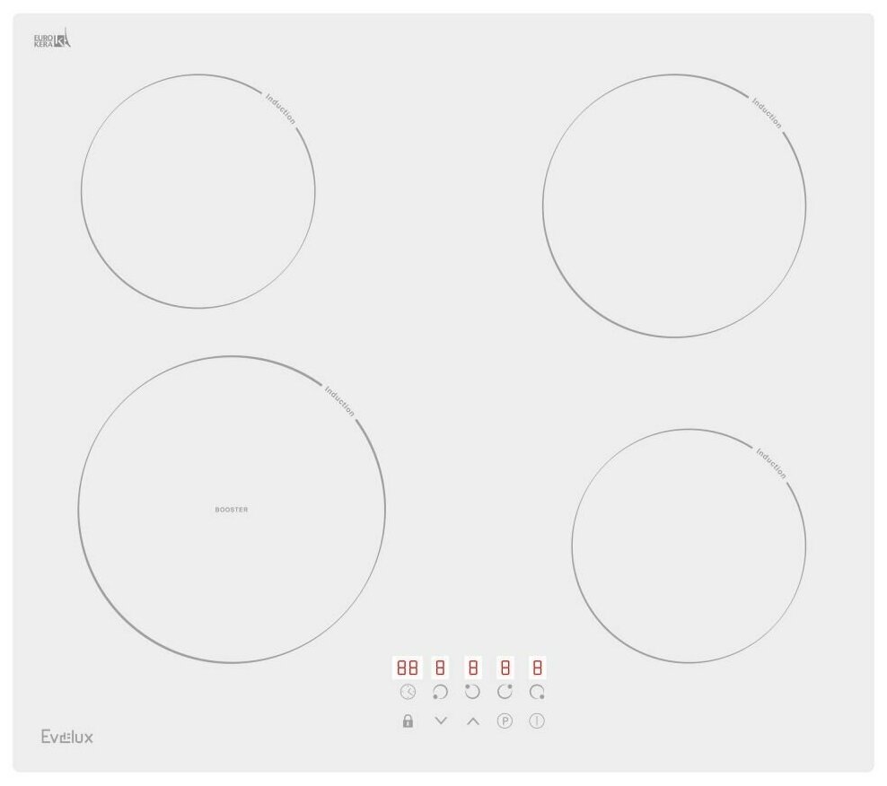 Индукционная варочная поверхность Evelux HEI 641 W