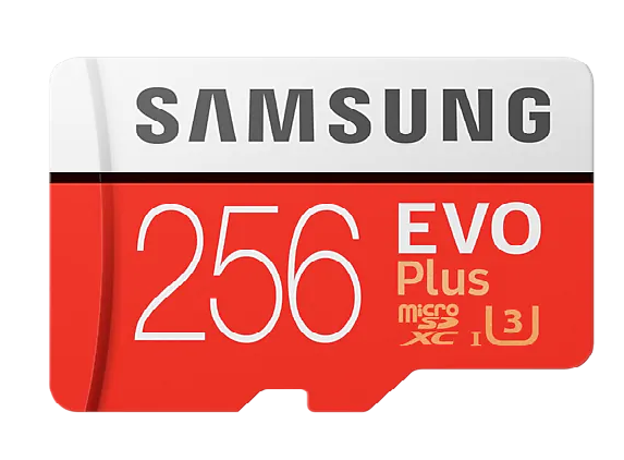 Карта флеш-памяти Samsung microSD Evo Plus 256Gb Cl10+ADP