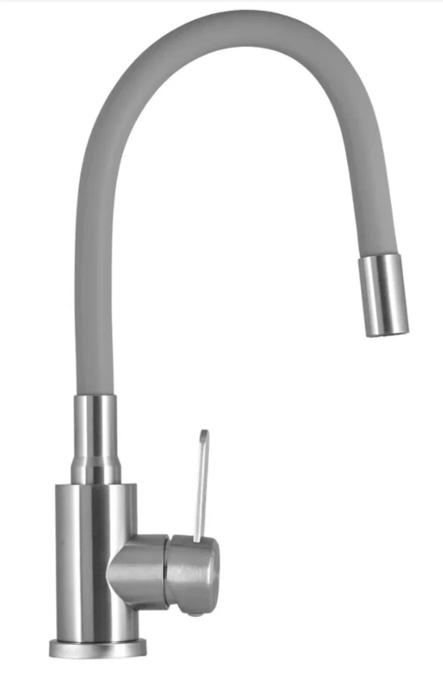 Смеситель Wisent для кухни гибкий Серый W740333-9