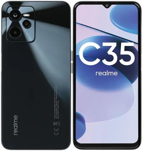 Смартфон Realme C35 4/128Gb Glowing Black