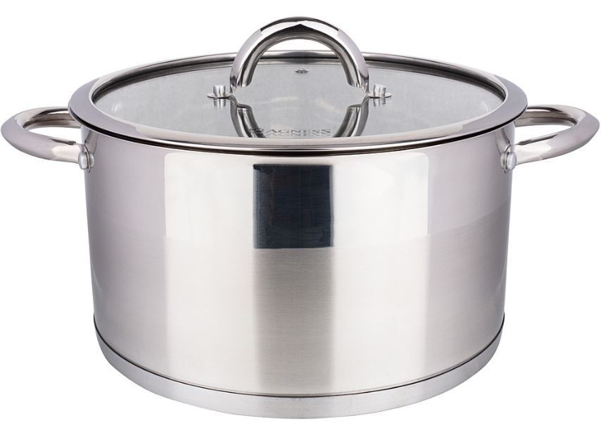 Кастрюля AGNESS 937-329 нерж.6,0л