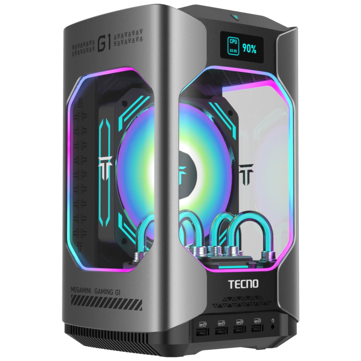 Системный блок TECNO G01RA Core i7 13620H/32Gb/1Tb SSD/RTX 4060 8Gb (Win 11) Space Grey